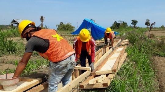 The Rebuilding of Agricultural Infrastructure in East Lombok