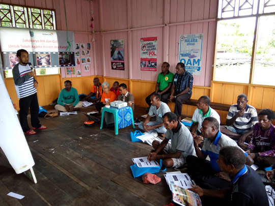 Pemimpin dan Tokoh Gereja Asmat Peduli KIA dan Gizi