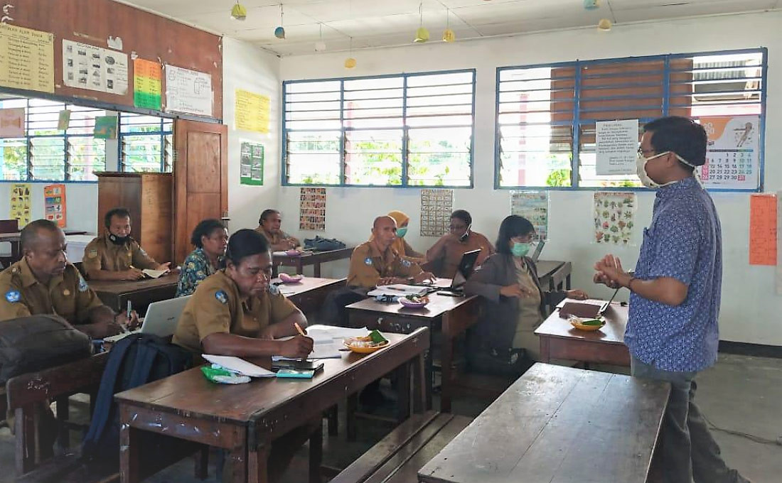 K3S Jayapura Regency Collaborates with WVI to Increase Teacher Capacity in Pandemic Situation