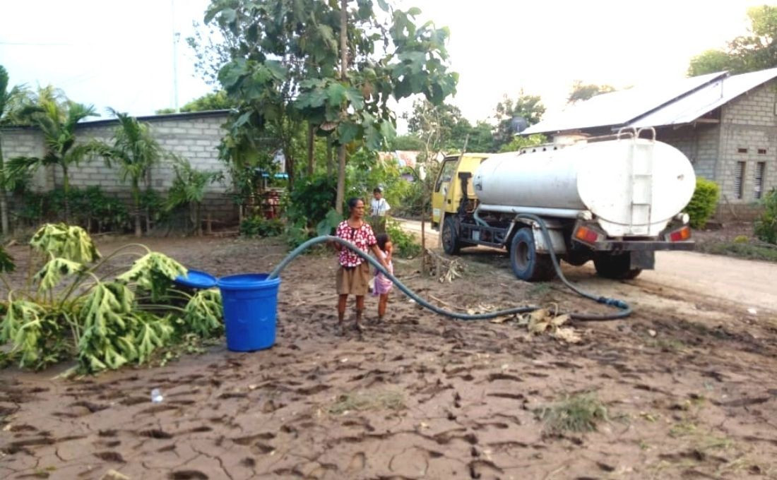 Aid for Affected People of Flash Floods in NTT  