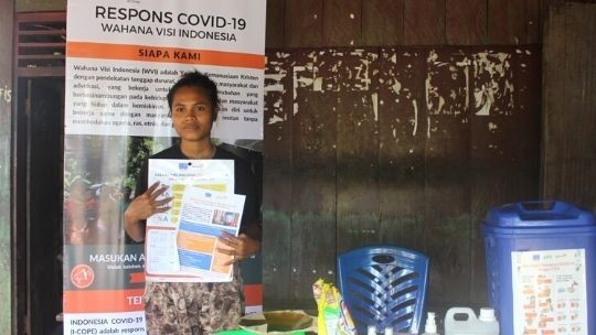 PKK Tobelo Barat Helps I-COPE Project Distributes Hygiene Kits