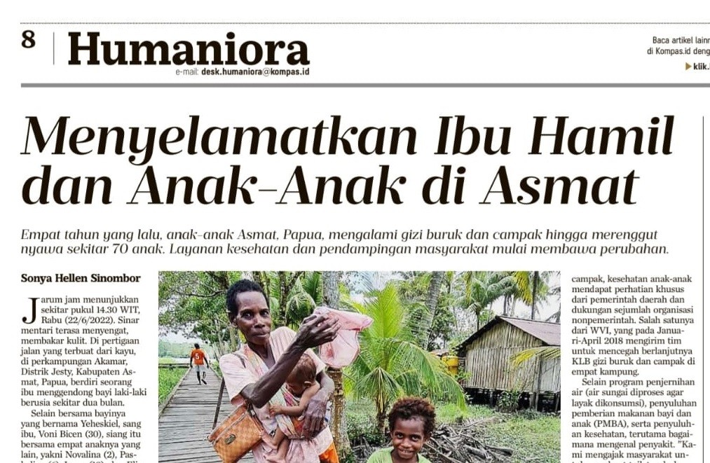 Menyelamatkan Ibu Hamil dan Anak-anak di Asmat