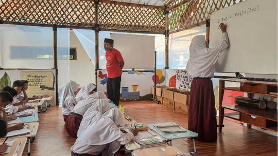 The Safest Temporary School for Children in Cianjur