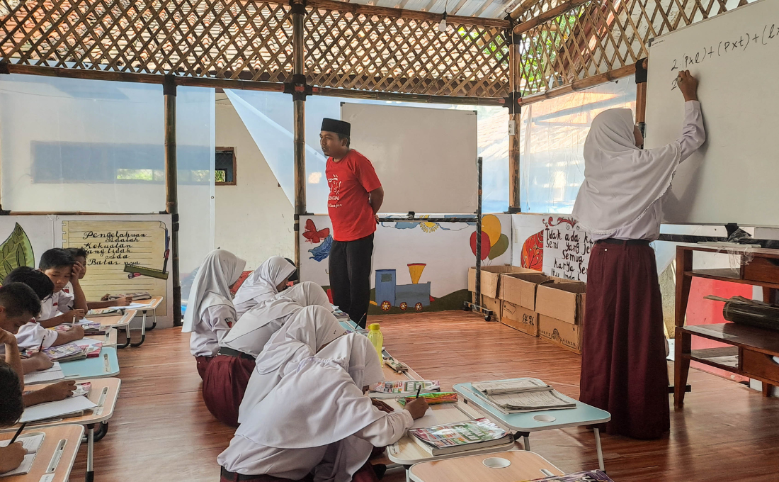 The Safest Temporary School for Children in Cianjur