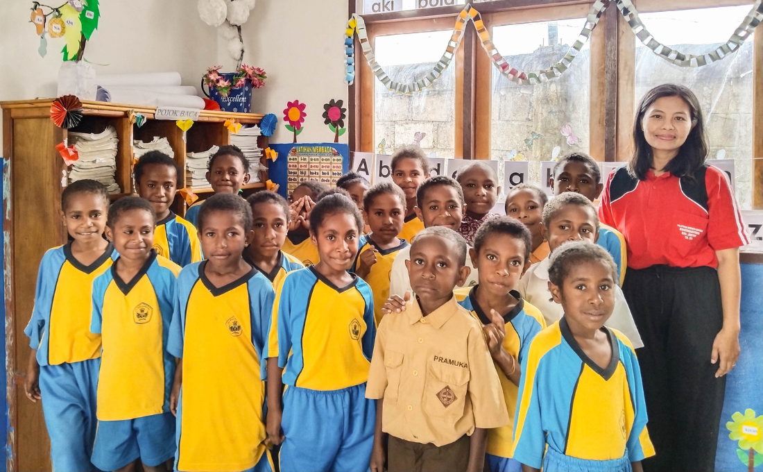 Guru dan Murid Hebat dari Jayawijaya, Papua