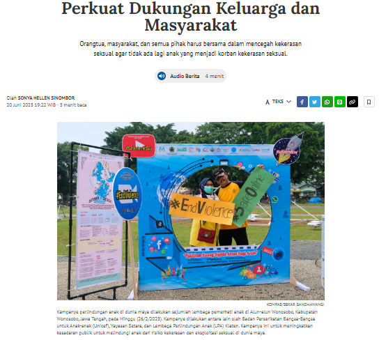 Perkuat Dukungan Keluarga dan Masyarakat