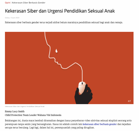 Kekerasan Siber Dan Urgensi Pendidikan Seksual Anak