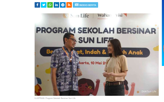 Dorong Gaya Hidup Sehat Bagi Anak, Sun Life Hadirkan Program Sekolah Bersinar