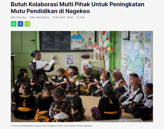 Butuh Kolaborasi Multi Pihak Untuk Peningkatan Mutu Pendidikan di Nagekeo