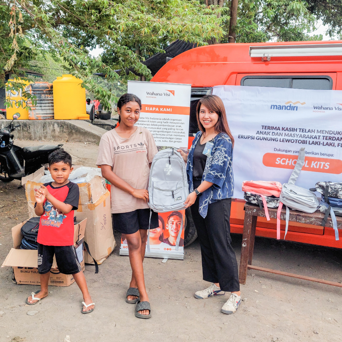 Partnership with Bank Mandiri Helps Children and Communities in East Flores 